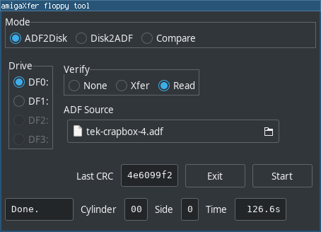 amigaXfer floppy tool